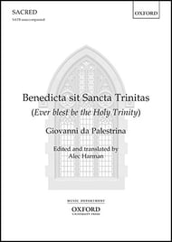 Benedicta sit Sancta Trinitas SATB choral sheet music cover Thumbnail